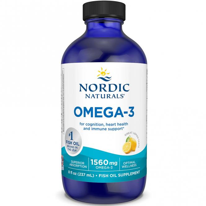 Nordic Naturals Oméga-3 liquide, 240 ml 